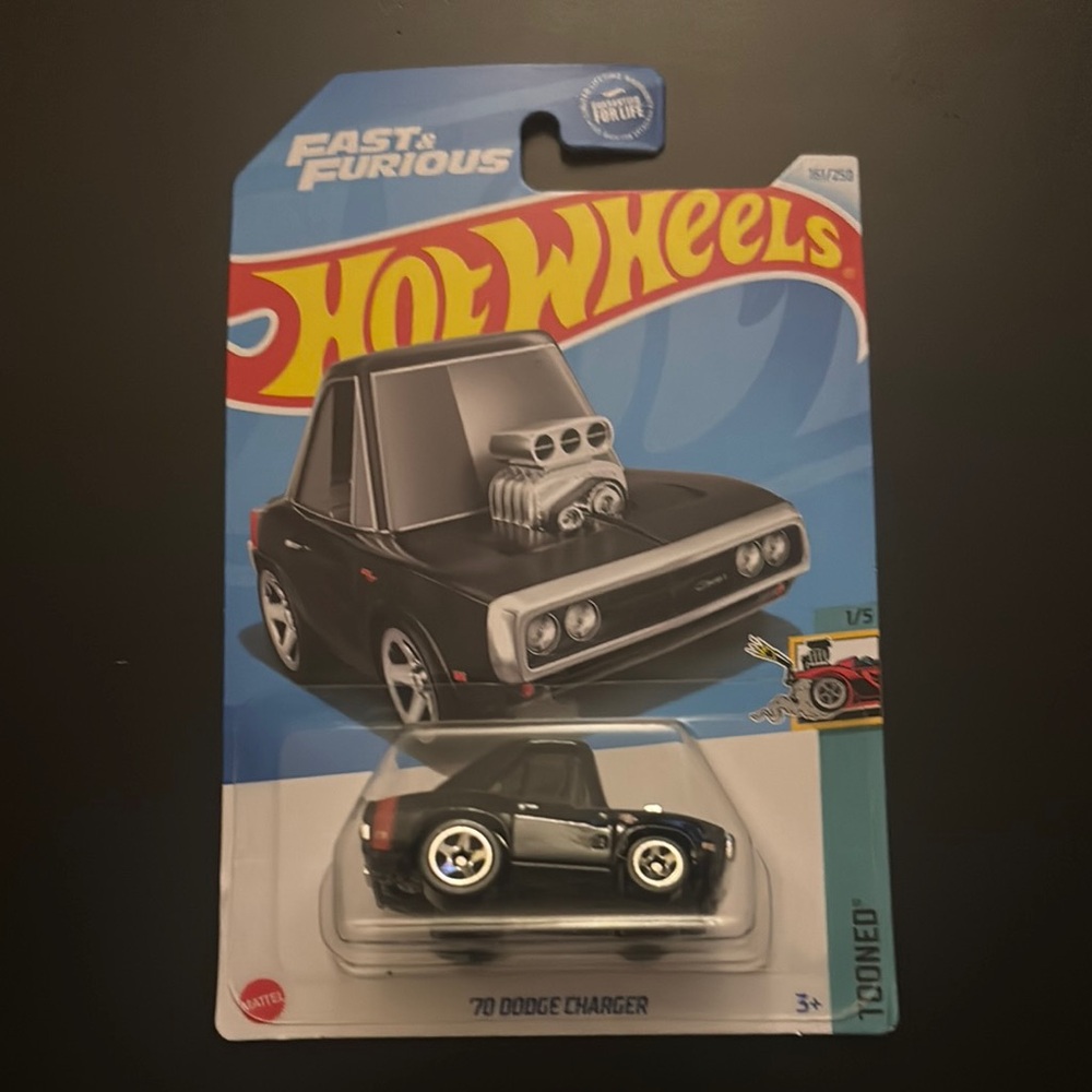 '2023 Hot Wheels Fast & Furious '70 Dodge Charger Tooned Car